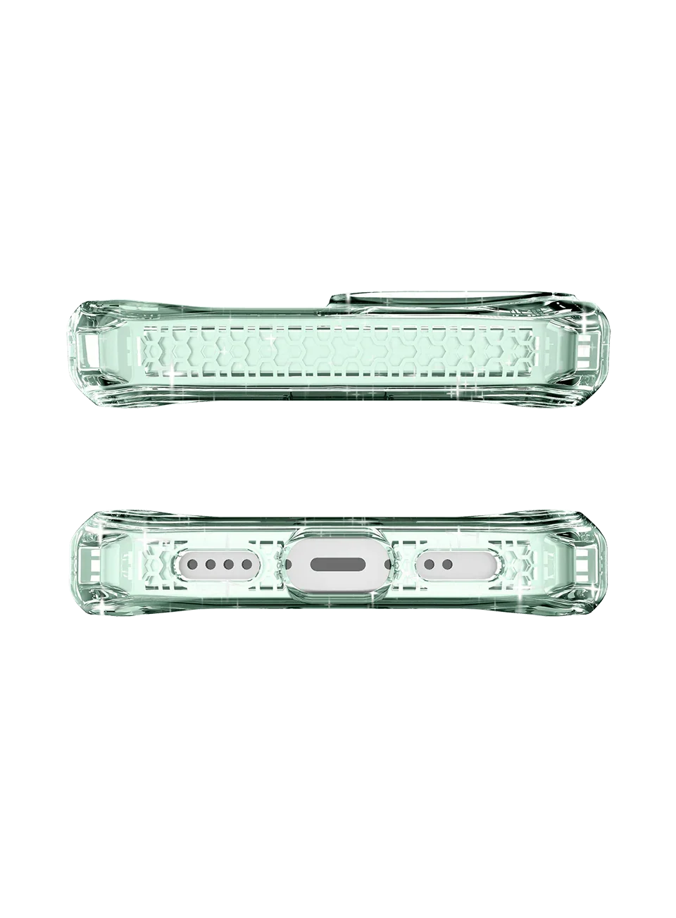 Itskins Hybrid Spark iPhone 13 Pro Cover - Light Green - Tashqila Itskins Hybrid Spark iPhone 13 Pro Cover - Light Green - Tashqila